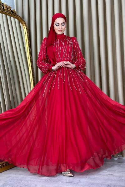 Nural Abiye Kırmızı