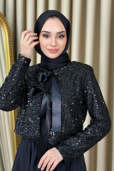 Esin Etekli Takım Siyah