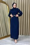 Nadide Elbise Lacivert