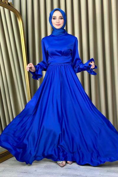 Bengü Abiye Saks Mavisi