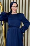 Sena Janjan Elbise Lacivert
