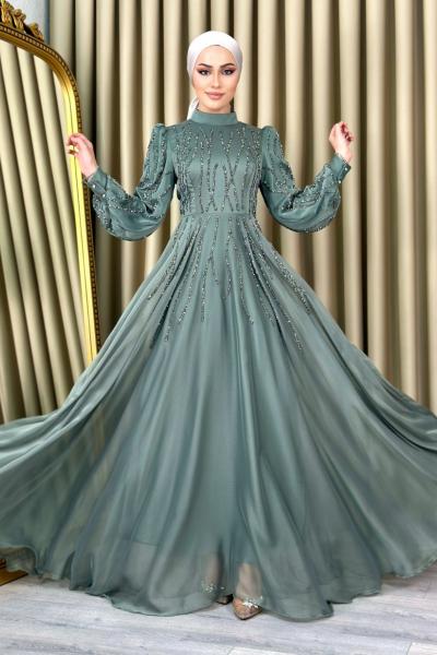 Nural Abiye Mint Yeşili