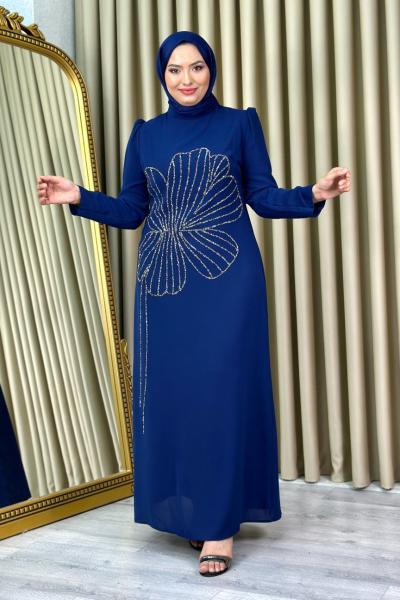 Nursema Abiye Lacivert