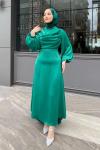 Yaren Abiye Tesettür Yeşil