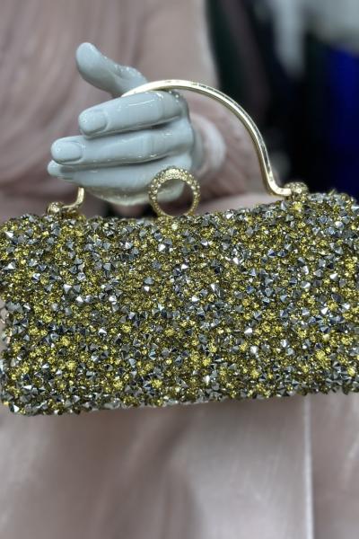 Abiye Çanta Altın Sarısı