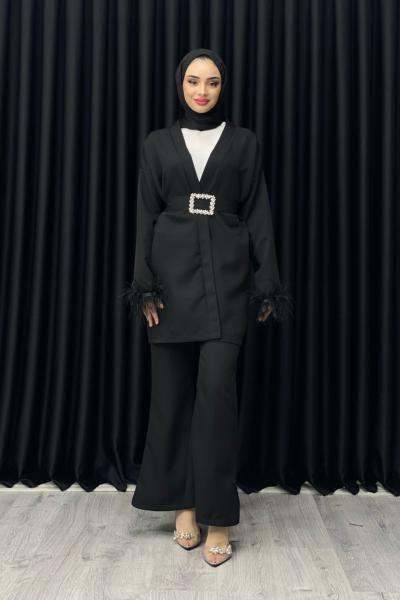 CEMRE PANTOLONLU TAKIM Siyah