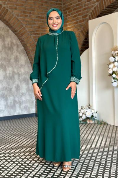 Deniz Abiye Tesettür Zümrüt