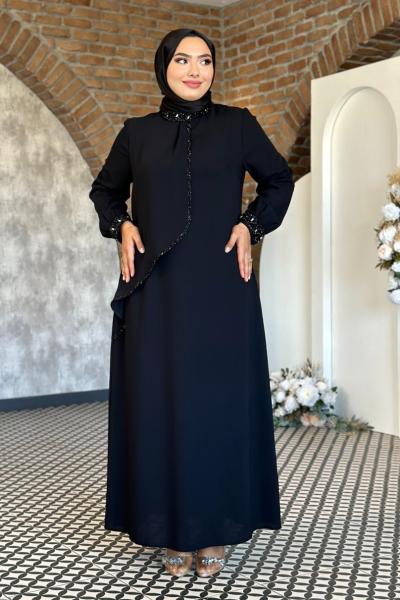 Deniz Abiye Tesettür Siyah