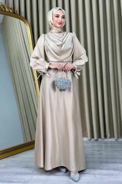 Zeynep Abiye Tesettür Bej