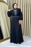 Hümeyra tesettür abiye Siyah