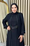 Firdevs tesettür abiye Siyah