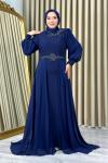 Elif tesettür abiye Lacivert