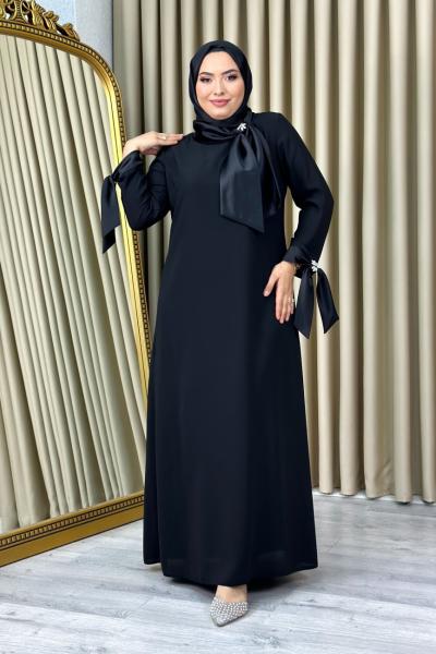 Sevilay tesettür abiye Siyah