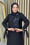 Sevilay tesettür abiye Siyah