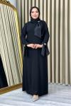 Sevilay tesettür abiye Siyah