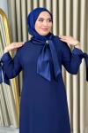 Sevilay tesettür abiye Lacivert