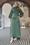Yaren Abiye Tesettür Mint Yeşili