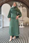 Yaren Abiye Tesettür Mint Yeşili