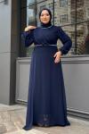 Füsun tesettür abiye Lacivert