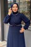 Füsun tesettür abiye Lacivert