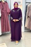 Hayal tesettür abiye Mor