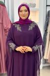 Hayal tesettür abiye Mor