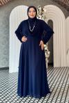 Şule tesettür abiye Lacivert
