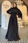 Candan Tesettür Abiye Siyah