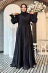 Nehir Tesettür Abiye Siyah