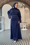 Pınar Tesettür Abiye Lacivert