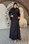 Pınar Tesettür Abiye Siyah