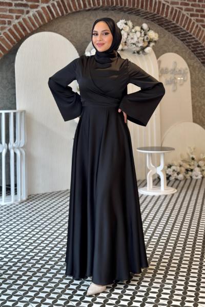 Hadise Tesettür Abiye Siyah