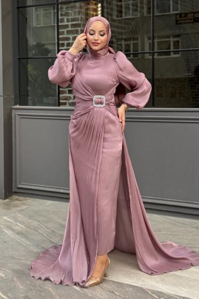 Güzide tesettür abiye Gül