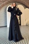 Cansu Tesettür Abiye Siyah