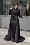 Suna Tesettür Abiye Siyah