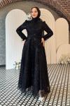 Hürrem Tesettür Abiye Siyah