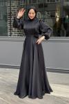 Belinay Tesettür Abiye Siyah
