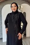 Elvan  Tesettür Abiye Siyah