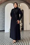 Elvan  Tesettür Abiye Siyah