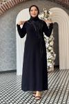 Elvan  Tesettür Abiye Siyah