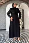 Rana Tesettür Abiye Siyah