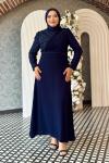 Rana Tesettür Abiye Lacivert
