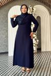 Rana Tesettür Abiye Lacivert