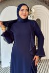 Tansu Tesettür Abiye Lacivert