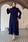Tansu Tesettür Abiye Lacivert