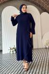 Tansu Tesettür Abiye Lacivert