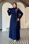 Feyza Tesettür Abiye Lacivert