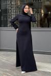 Gökçe Tesettür Abiye Siyah