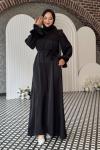Simay Tesettür Abiye Siyah