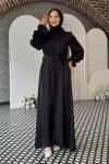 Simay Tesettür Abiye Siyah